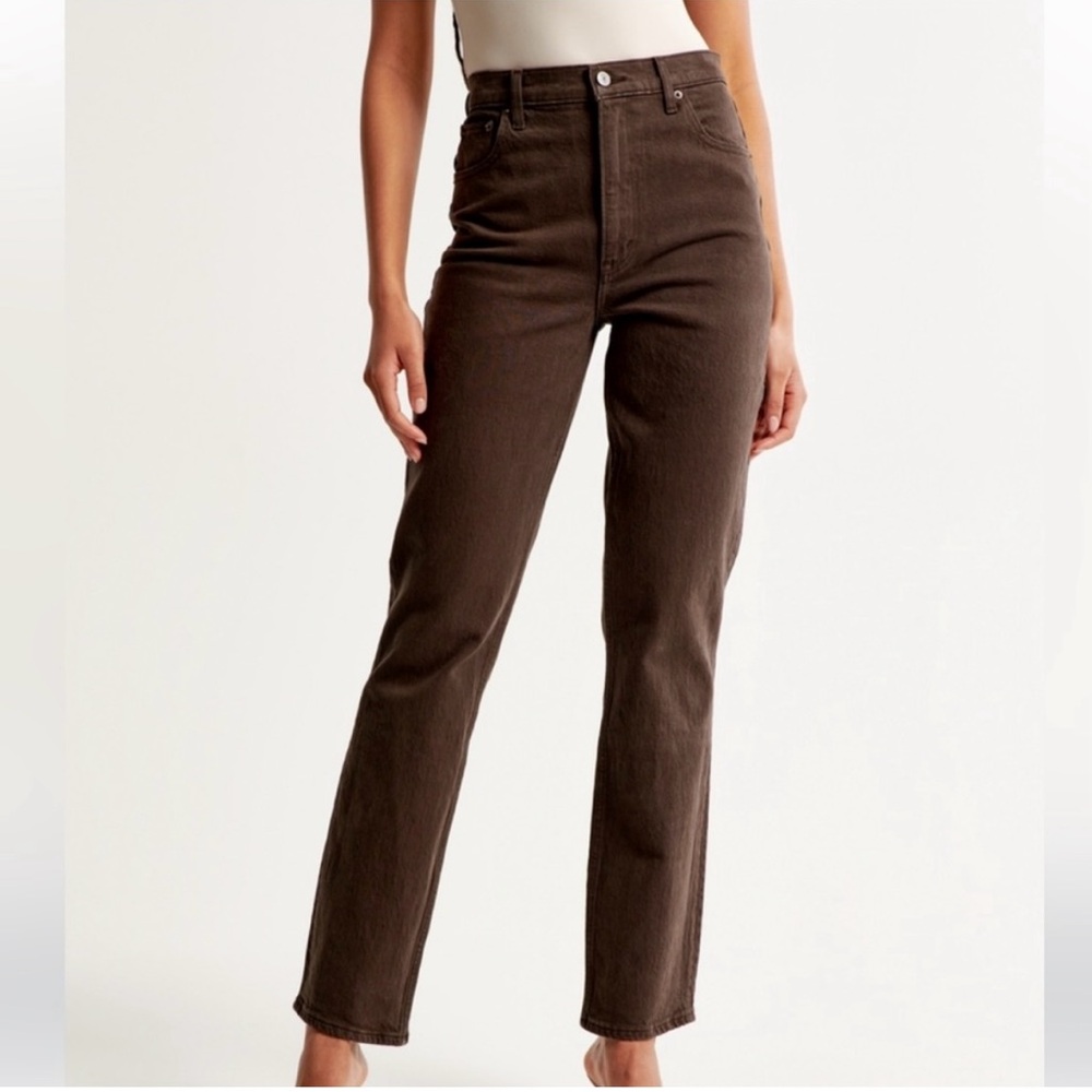 Abercrombie & Fitch Ultra High Rise 90s Straight Jean